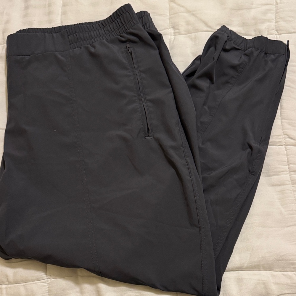 Women’s Gray Joggers with Zippered bottoms